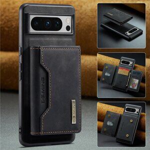 DG.MING M2 For Pixel 8 Pro 2 in 1 Magnetic Detachable Wallet Case